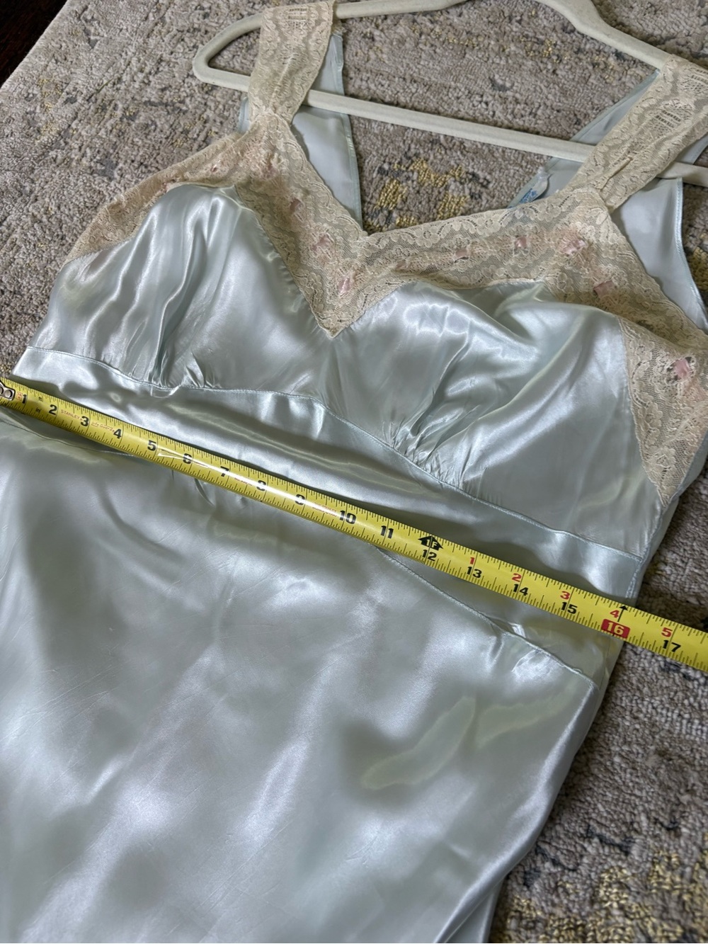 Vintage 1940’s Satin Nightgown and Jacket Set - Picture 8 of 14